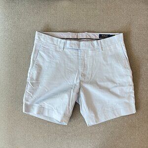 Polo Ralph Lauren Stretch Slim Fit Shorts - 31, Sky Blue